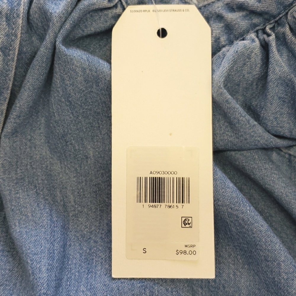 Levi's Light Blue Midi Dress - Picture 14 of 15